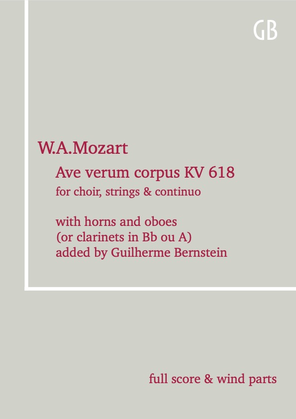 Ave Verum Corpus - sample cover