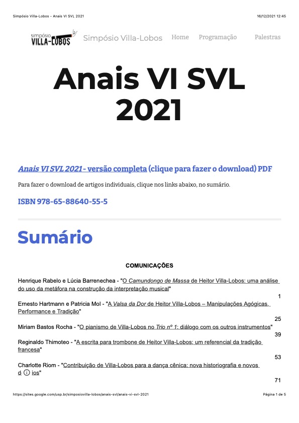 Simpósio Villa-Lobos cover