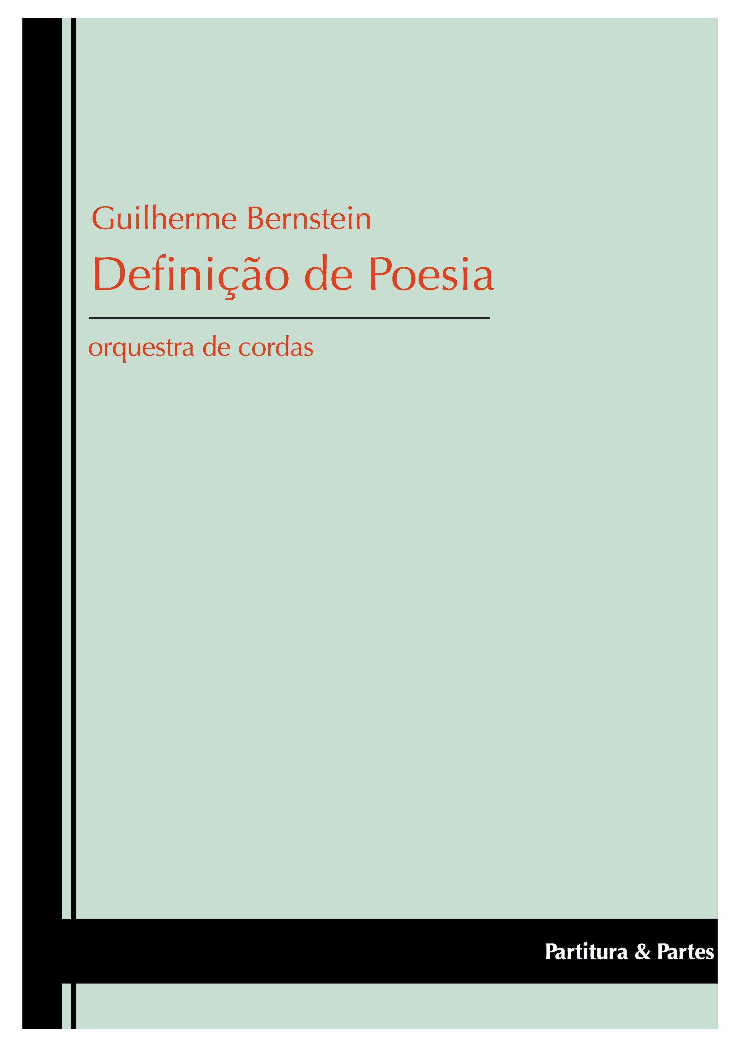 Definio de Poesia (cordas) - sample cover