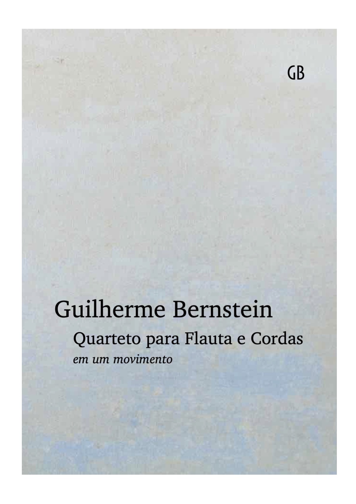 Quarteto para Flauta e Cordas - sample cover